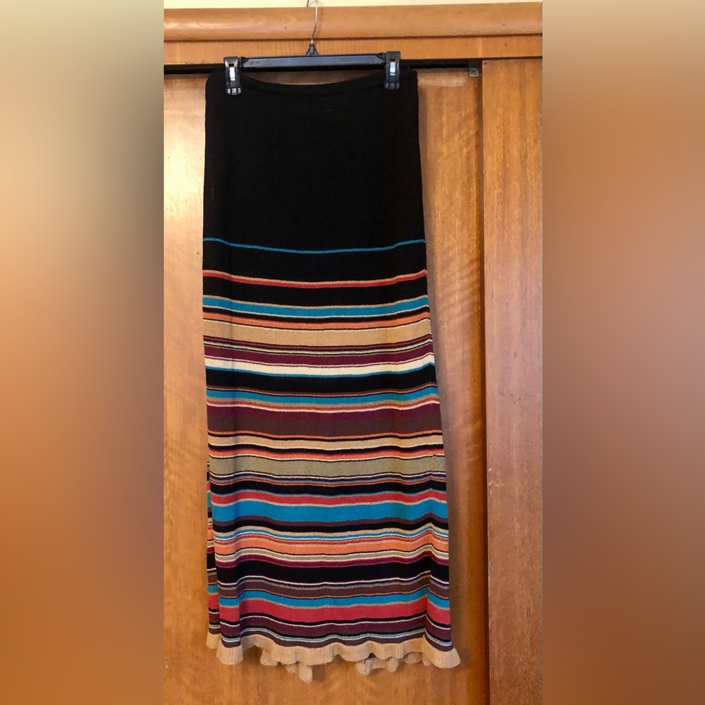 Double D ranch long knit skirt- great colors!